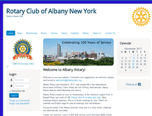 Tablet Screenshot of albanyrotary.org